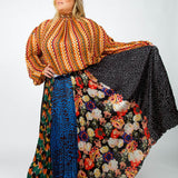 JOHANNA PRINTED SKIRT plus-size - AMOUR781