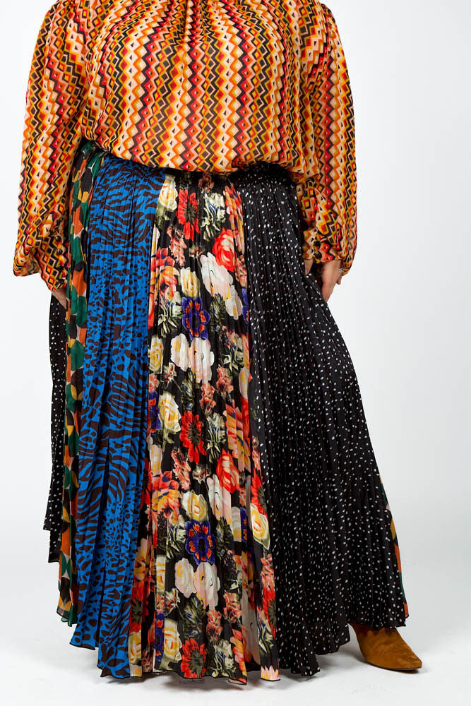 JOHANNA PRINTED SKIRT plus-size - AMOUR781