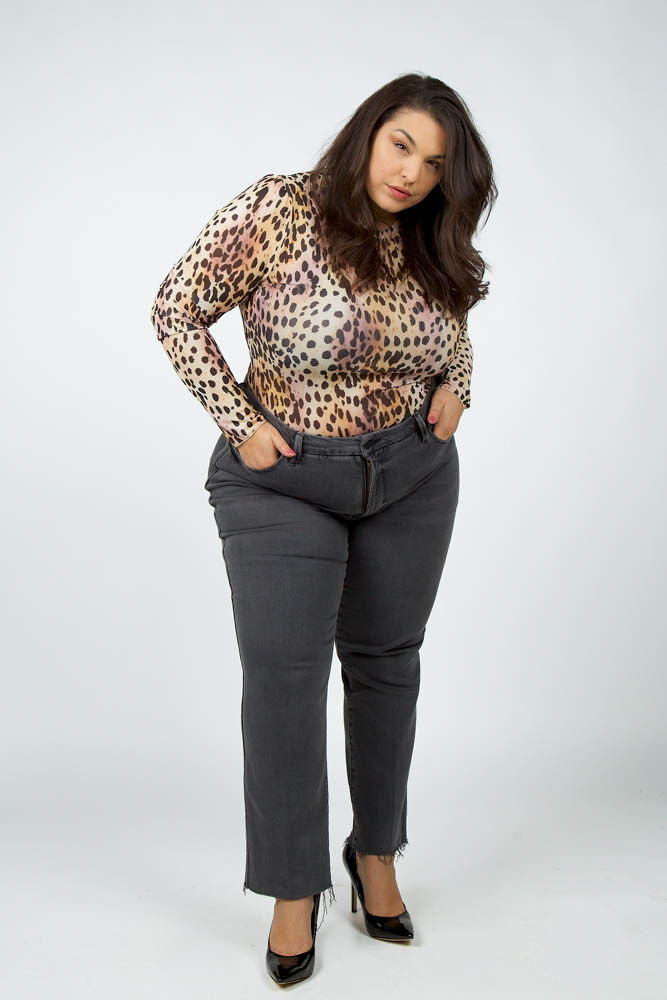 Mesh Crewneck Bodysuit designed by Good American