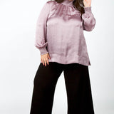 PLEATED TOP plus-size - AMOUR781