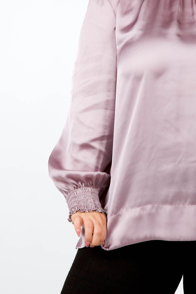 PLEATED TOP plus-size - AMOUR781