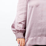 PLEATED TOP plus-size - AMOUR781