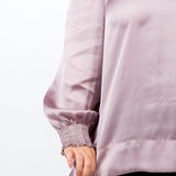 PLEATED TOP plus-size - AMOUR781
