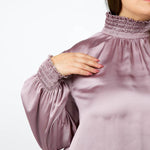 PLEATED TOP plus-size - AMOUR781