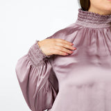PLEATED TOP plus-size - AMOUR781