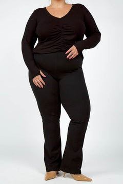 TARA BOOTCUT LEGGING plus-size - AMOUR781