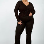 TARA BOOTCUT LEGGING plus-size - AMOUR781