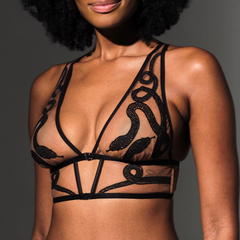 MEDUSA BRALETTE- TOFFEE plus-size - AMOUR781