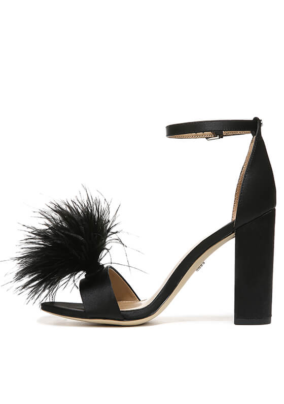 YARO FEATHER HEEL plus-size - AMOUR781