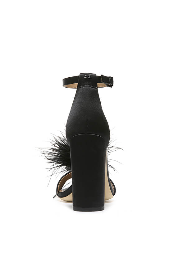 YARO FEATHER HEEL plus-size - AMOUR781