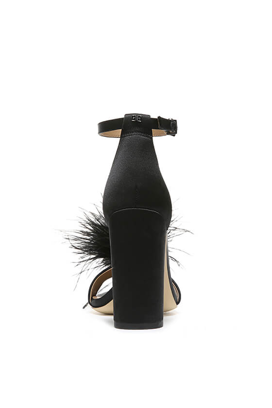 Yaro Feather Heel in Black designed by Sam Edelman