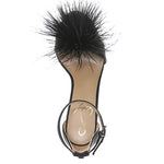 YARO FEATHER HEEL plus-size - AMOUR781
